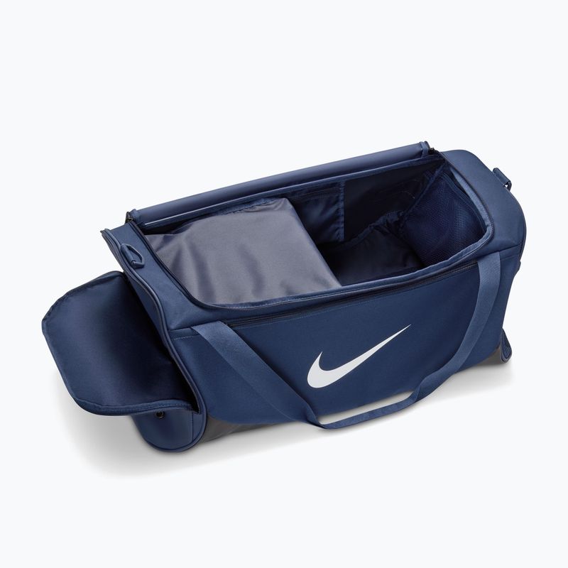 Tréninková taška Nike Brasilia Duffel Medium 60 l midnight navy/black/white 4