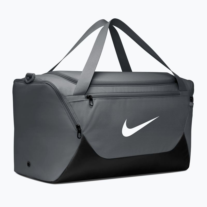 Tréninková taška Nike Brasilia Duffel Small 40 l smoke grey/black/white 2