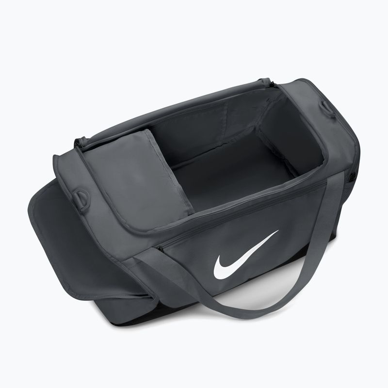Tréninková taška Nike Brasilia Duffel Small 40 l smoke grey/black/white 4