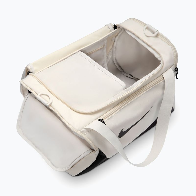 Tréninková taška Nike Brasilia Duffel Extra Small 24 l light bone/black/black 5