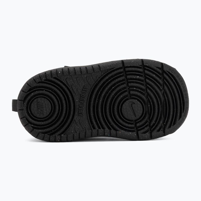 Dětské boty do vody Nike Court Borough Low Recraft black/black/white 4