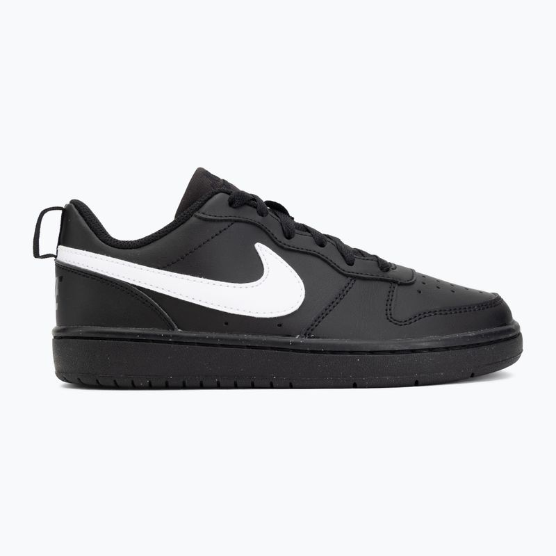 Boty Nike Court Borough Low Recraft černá/černá/bílá 2