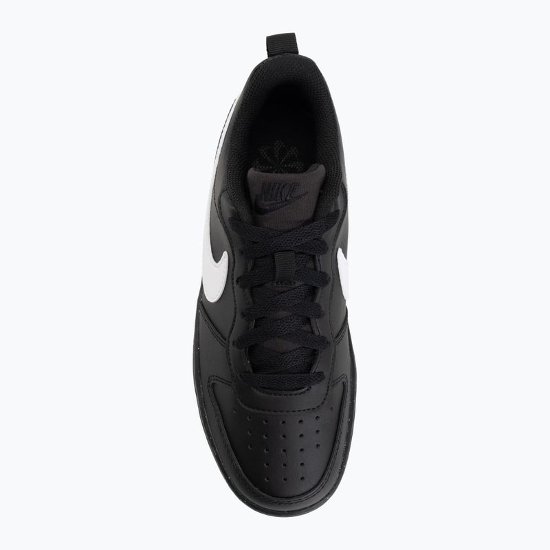 Boty Nike Court Borough Low Recraft černá/černá/bílá 5
