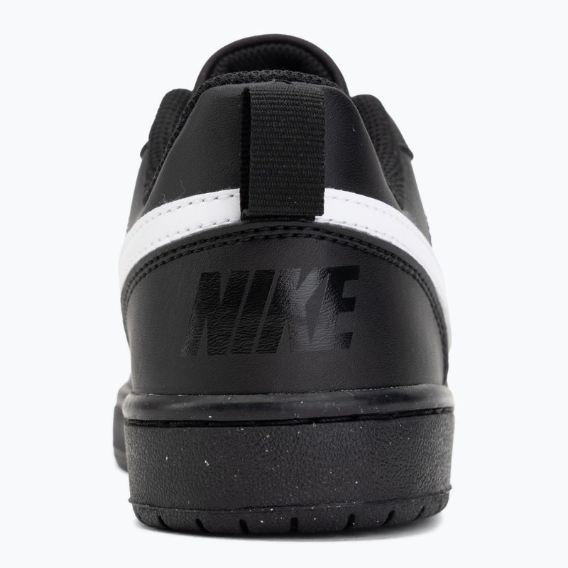 Boty Nike Court Borough Low Recraft černá/černá/bílá 6