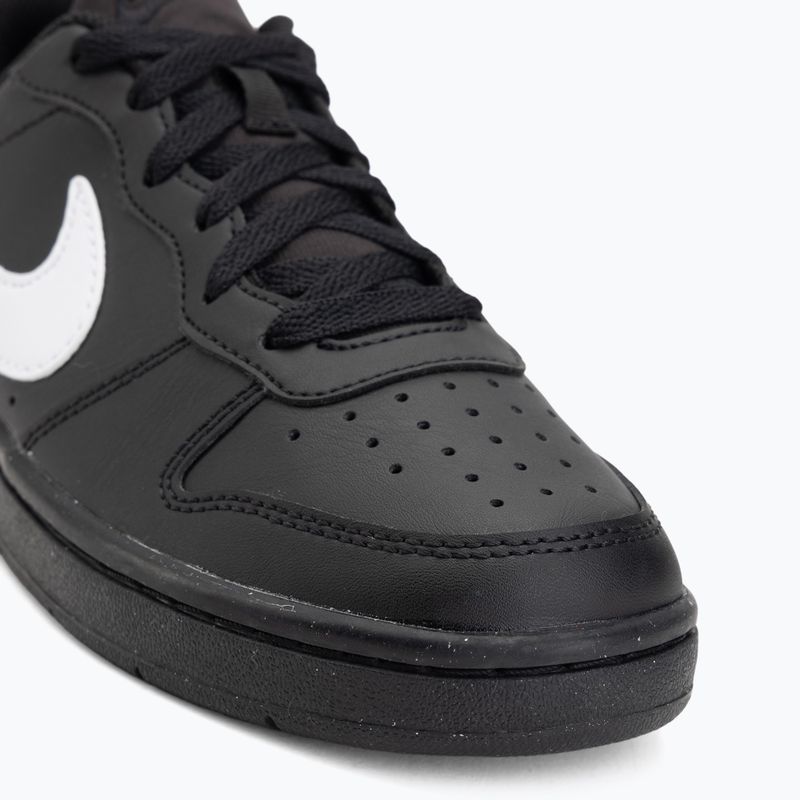Boty Nike Court Borough Low Recraft černá/černá/bílá 7