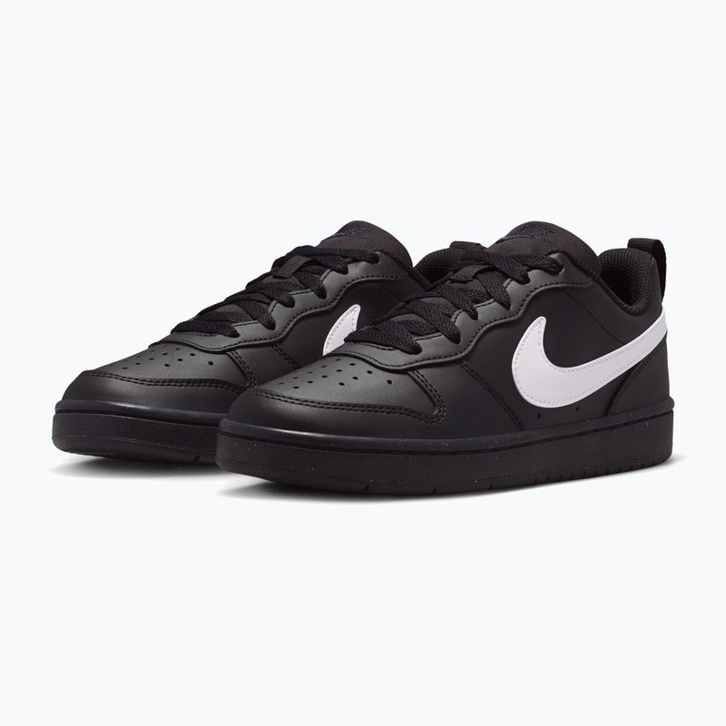 Boty  Nike Court Borough Low Recraft black/black/white 3