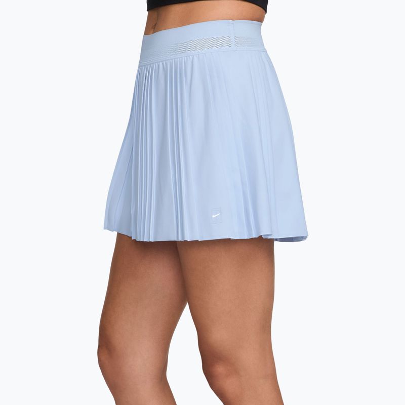Tenisová sukně Nike Court Dri-Fit Advantage Pleated hydrogen blue/white 3