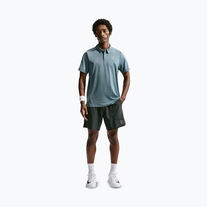 Pánské tenisové šortky Nike Court Dri-Fit Advantage 6" black spruce/white 2