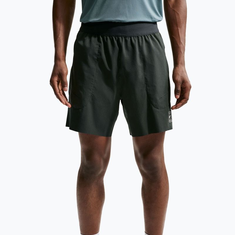Pánské tenisové šortky Nike Court Dri-Fit Advantage 6" black spruce/white 4