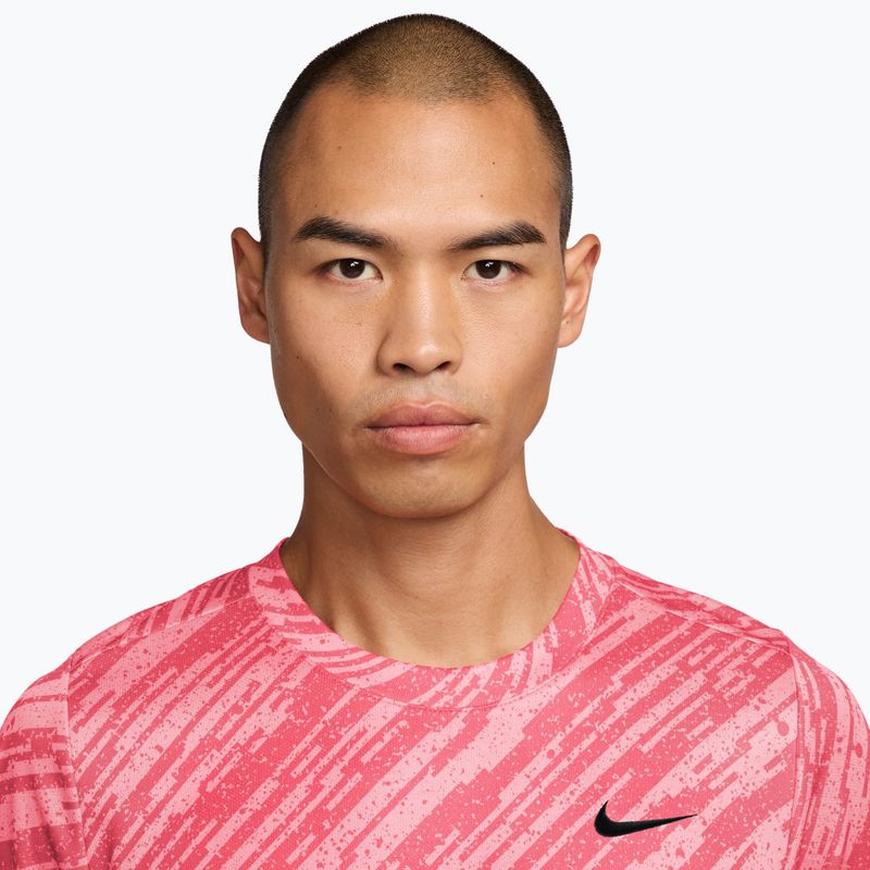 Pánské tenisové tričko Nike Court Dri-Fit Victory Print pink foam/black 3