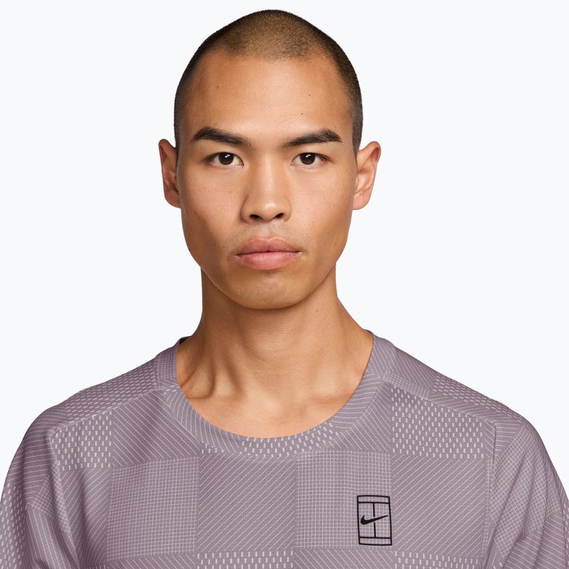 Pánské tenisové tričko Nike Court Dri-Fit Advantage Print light violet ore/black 3