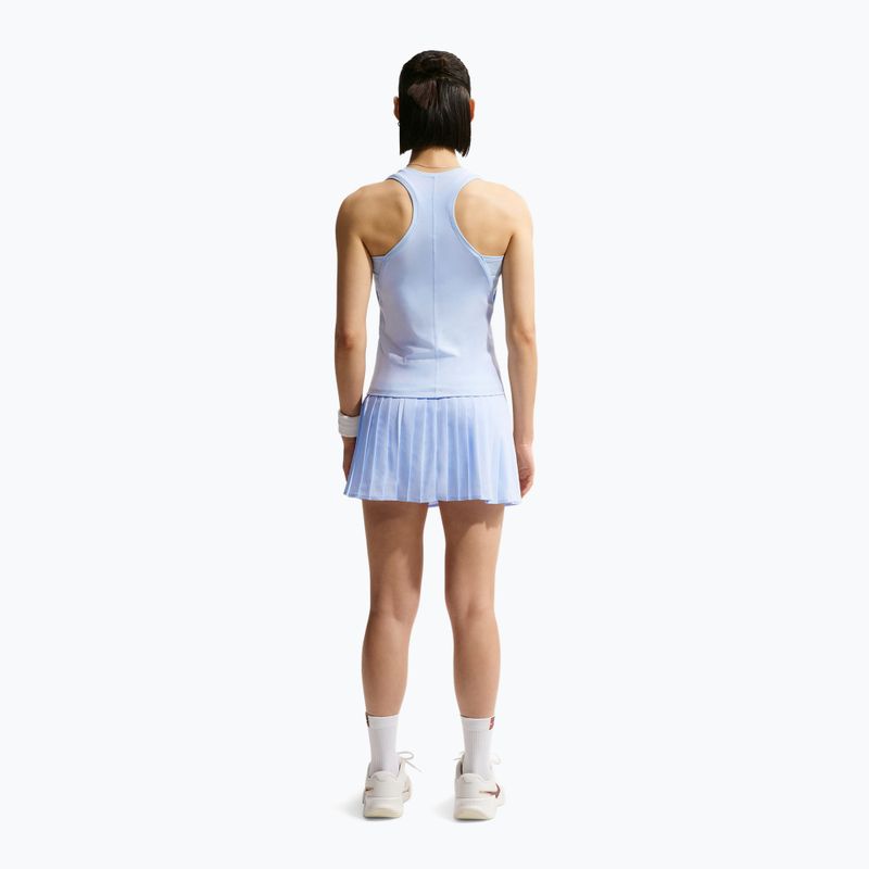 Tenisová sukně Nike Victory Dri-Fit High-Waisted Pleated hydrogen blue/hydrogen blue/white 3