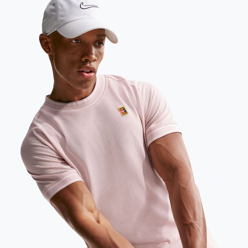 Pánské tenisové tričko Nike Court Heritage silt red 6