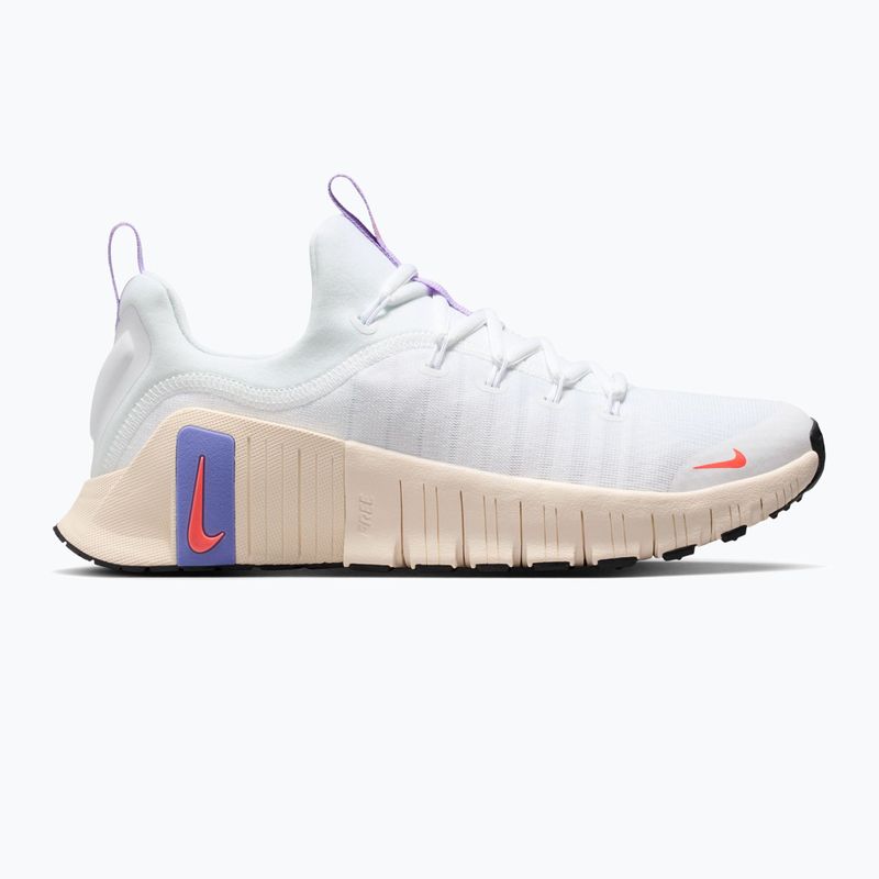 Dámské tréninkové boty Nike Free Metcon 6 white/violet mist/chalk/hot lava 8