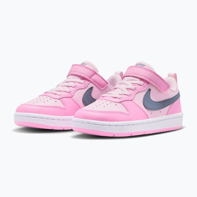 Dětské boty Nike Court Borough Low Recraft pink foam/pink rise/white/ashen slate 3