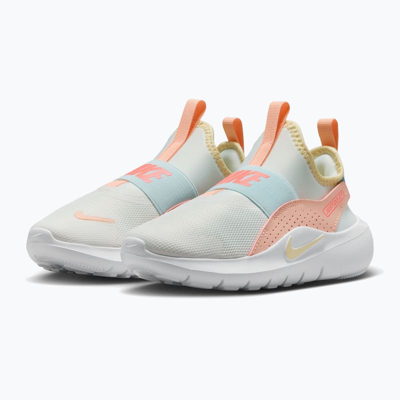 Dětská obuv Nike Flex Runner 4 summit white/arctic orange/life lime 3