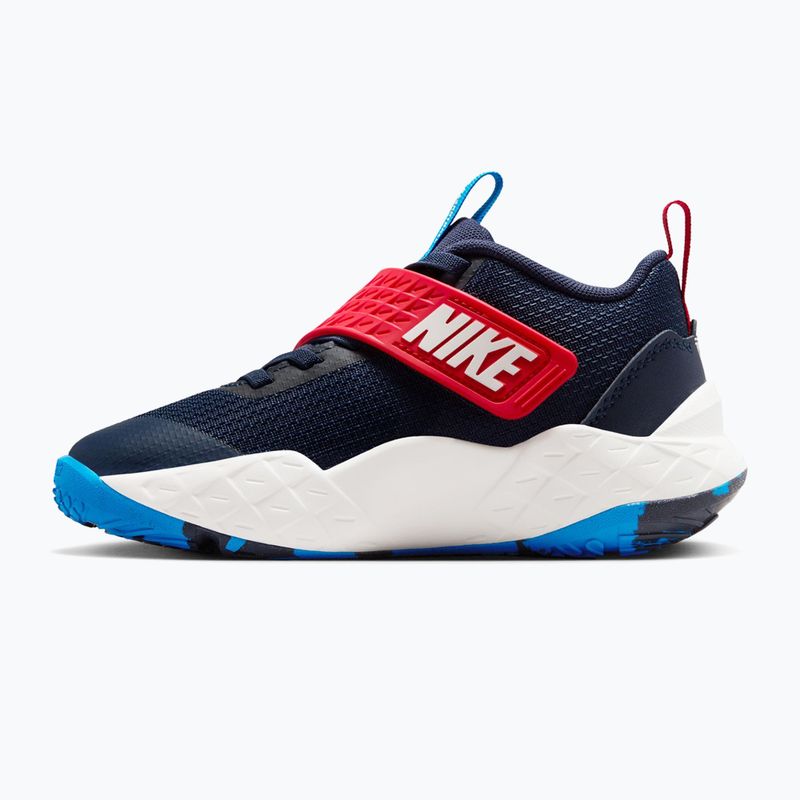 Dětské boty Nike Team Hustle D 12 tm navy/university red/photo blue/sail 2