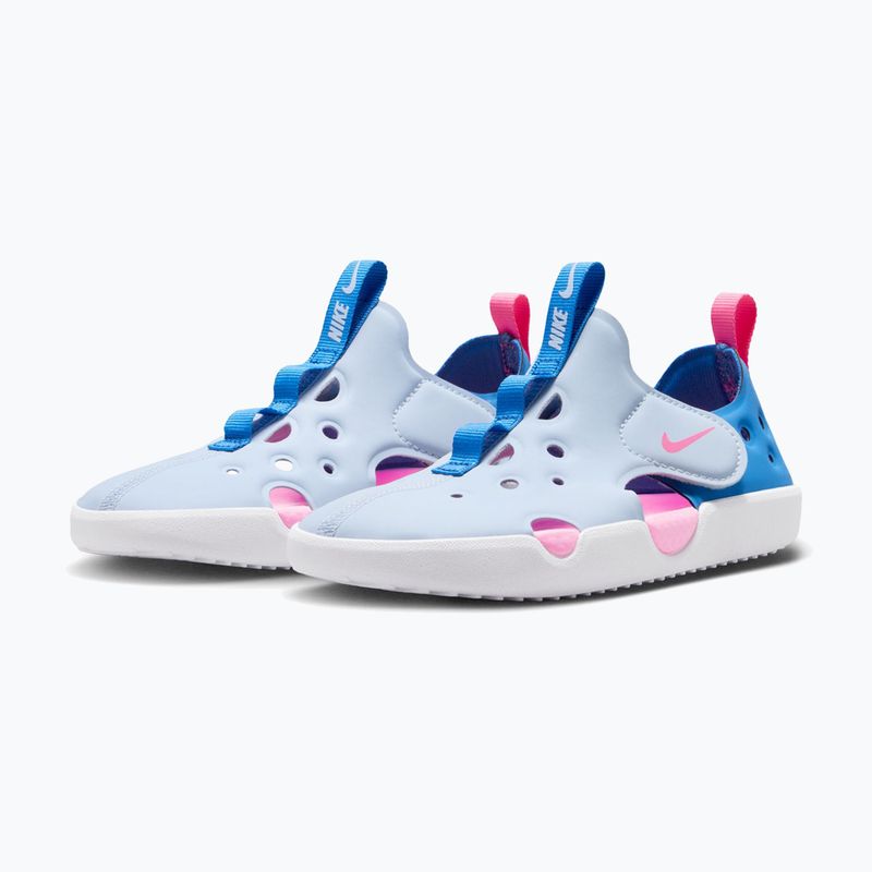 Dětské sandály Nike Sunray Protect 4 HF6277 hydrogen blue/blue crystal/pink glow 3