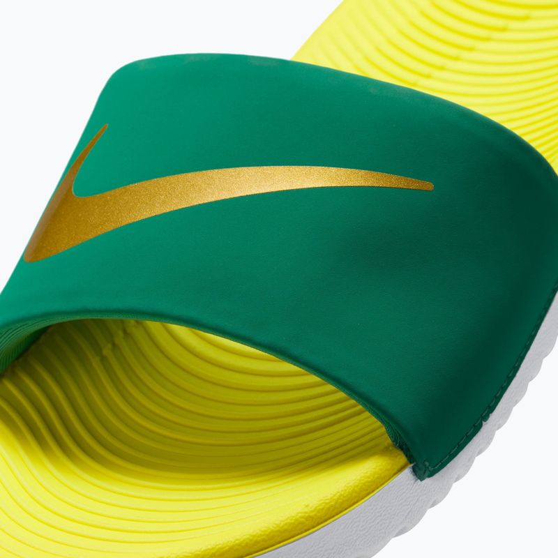 Nazouváky Nike Coffee malachite/sonic yellow/metallic gold 11