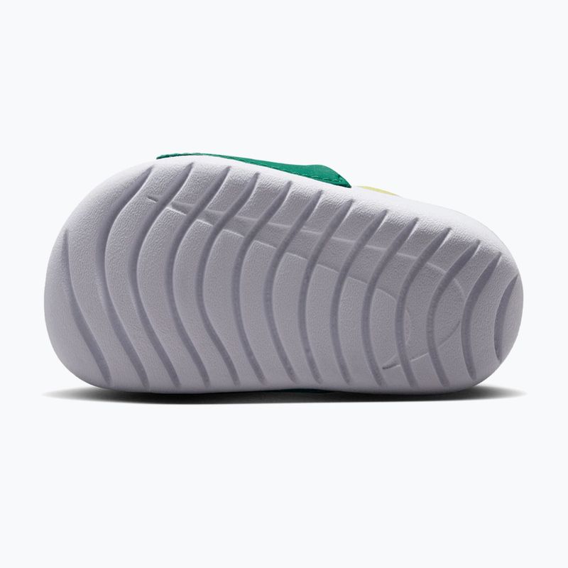 Dětské pantofle Nike Kawa malachite/sonic yellow 6