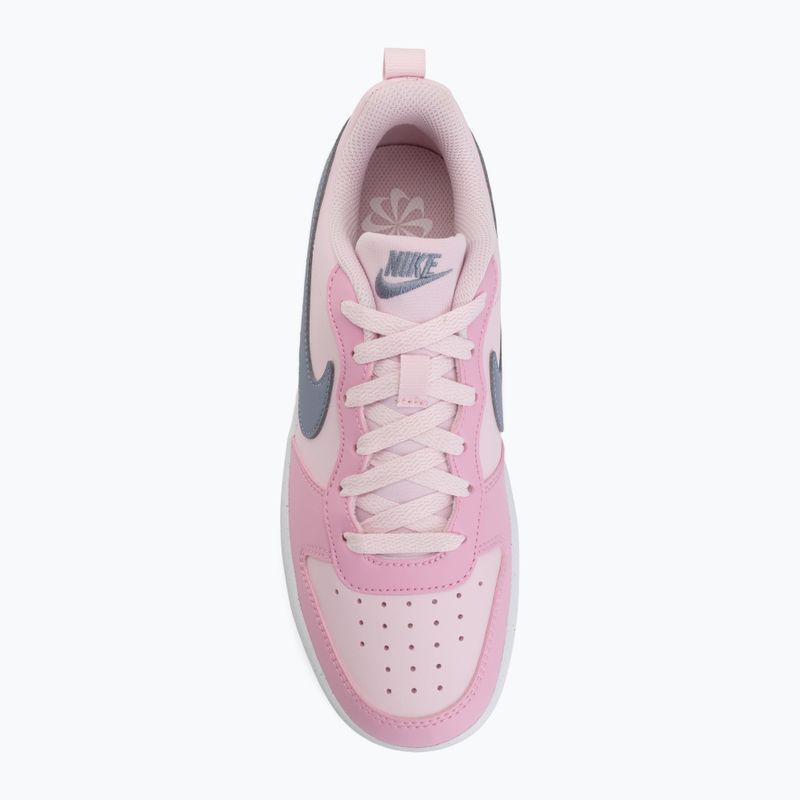 Boty Nike Court Borough Low Recraft pink foam/pink rise/white/ashen slate 5