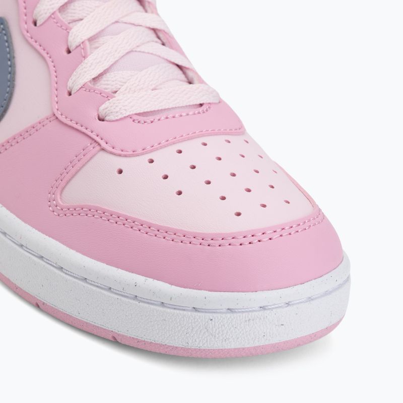 Boty Nike Court Borough Low Recraft pink foam/pink rise/white/ashen slate 7