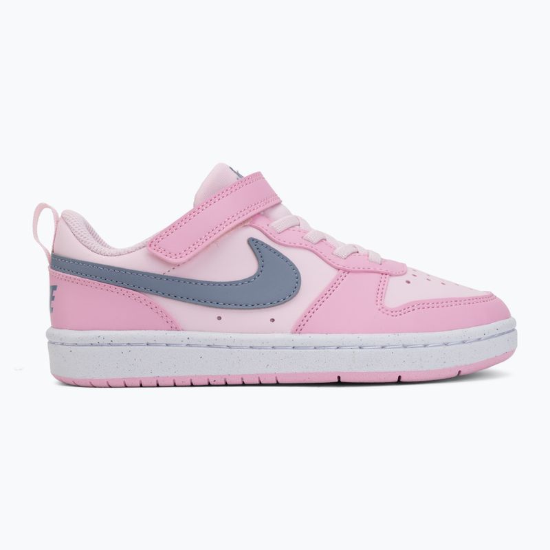 Dětské boty Nike Court Borough Low Recraft pink foam/pink rise/white/ashen slate 2