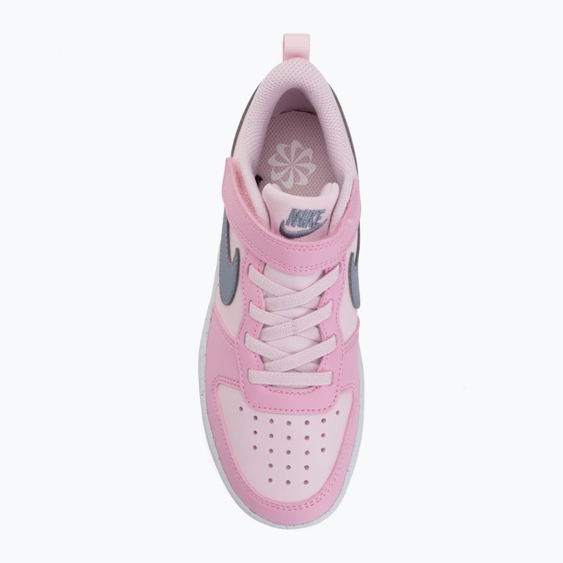 Dětské boty Nike Court Borough Low Recraft pink foam/pink rise/white/ashen slate 5