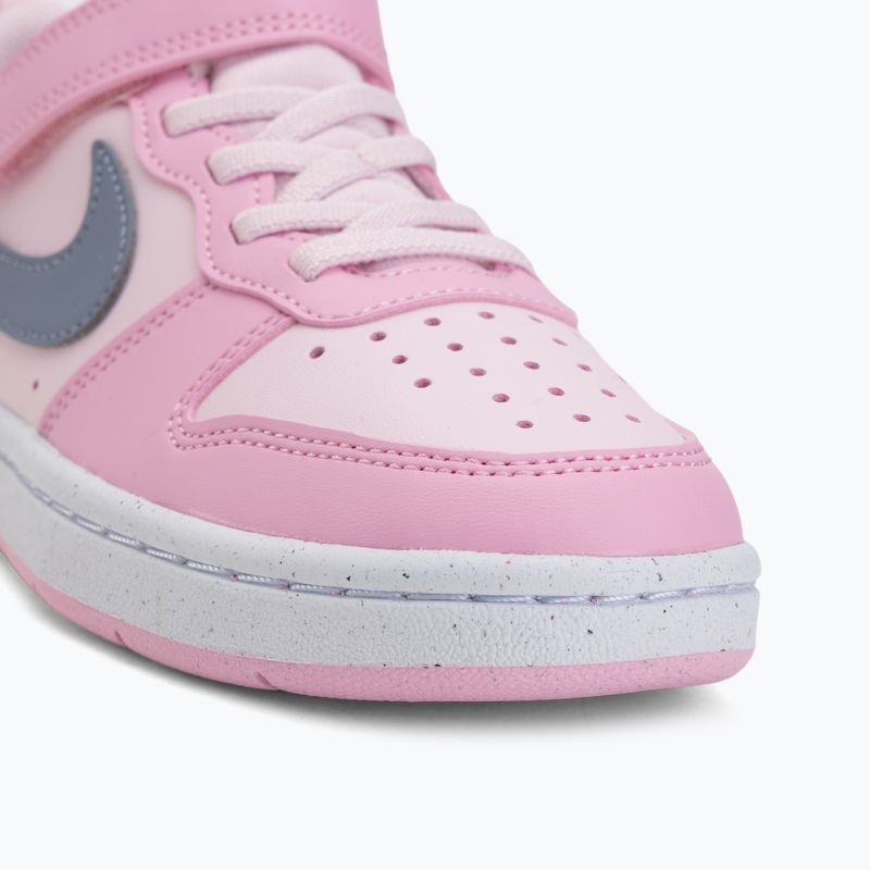 Dětské boty Nike Court Borough Low Recraft pink foam/pink rise/white/ashen slate 7