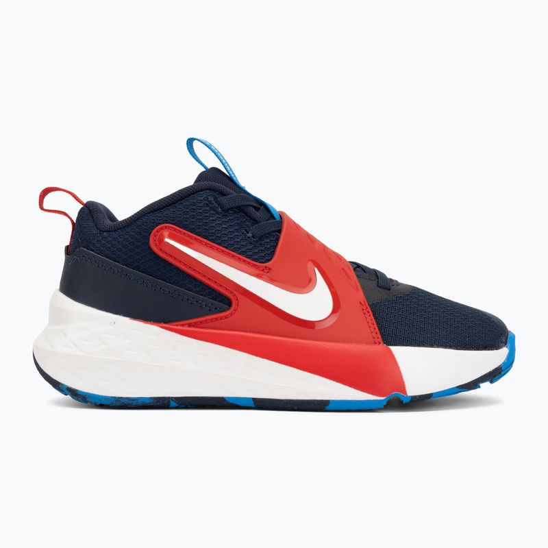 Dětské boty Nike Team Hustle D 12 tm navy/university red/photo blue/sail 2