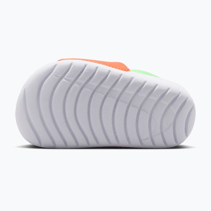 Dětské pantofle Nike Kawa total orange/green strike 6