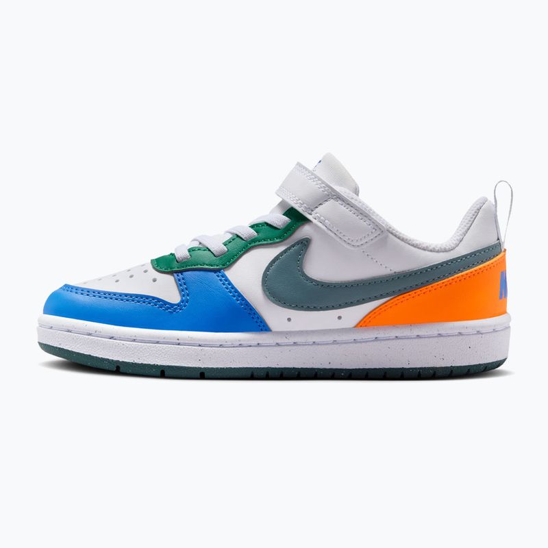 Dětské boty Nike Court Borough Low Recraft white/malachite/mineral slate 2
