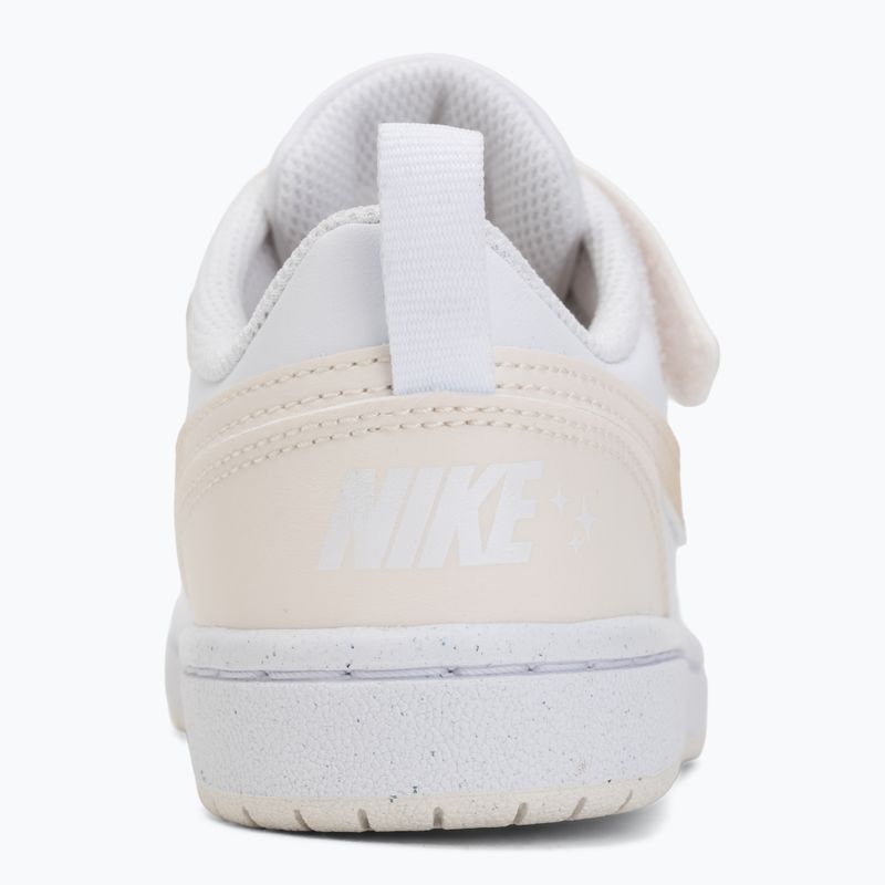 Dětské boty Nike Court Borough Low white/chalk/white/shimmer 6