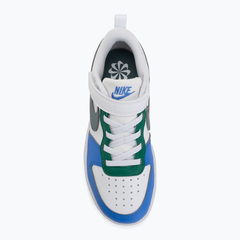 Dětské boty Nike Court Borough Low Recraft white/malachite/mineral slate 5