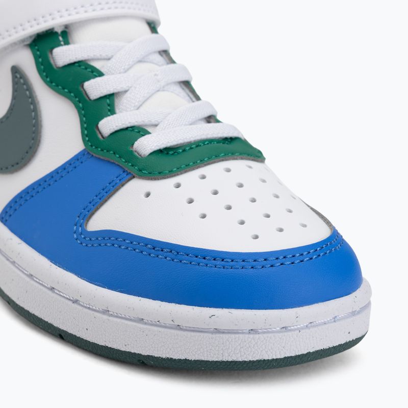 Dětské boty Nike Court Borough Low Recraft white/malachite/mineral slate 7
