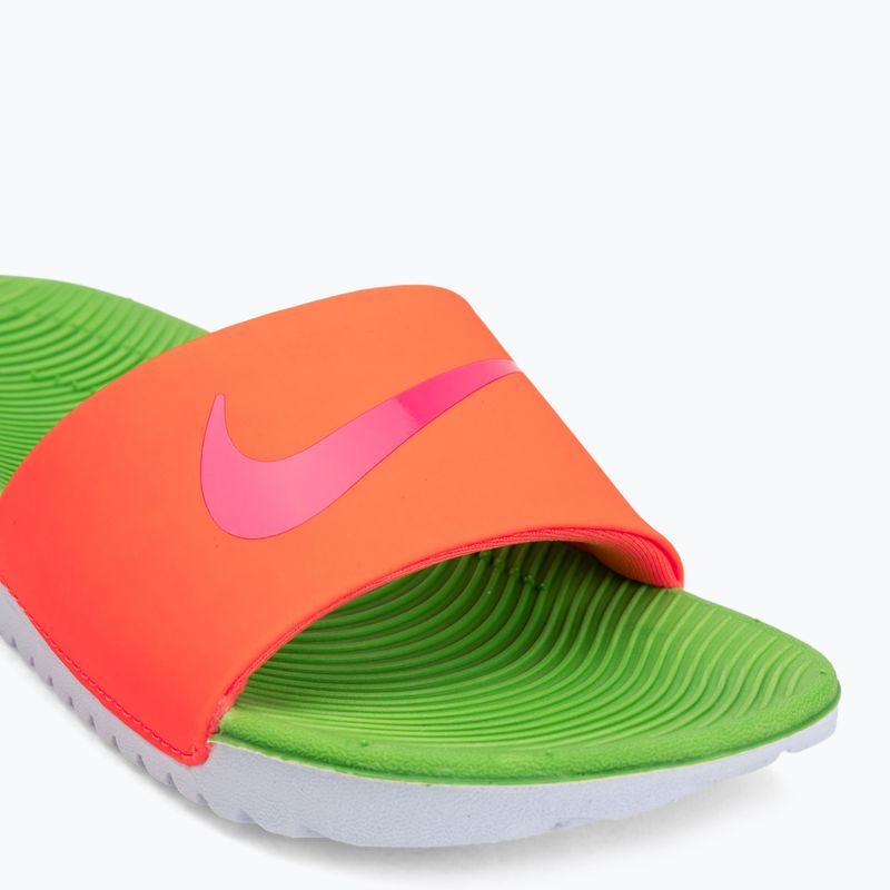 Nazouváky Nike Coffee total orange/green strike/hyper pink 7