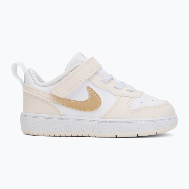 Dětské boty Nike Court Borough Low white/chalk/white/shimmer 2