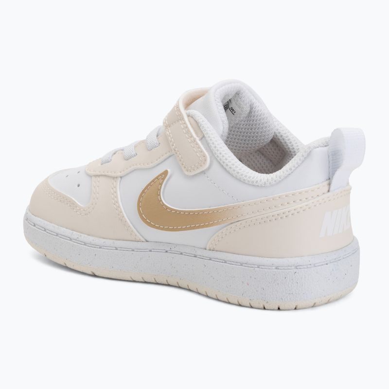 Dětské boty Nike Court Borough Low white/chalk/white/shimmer 3