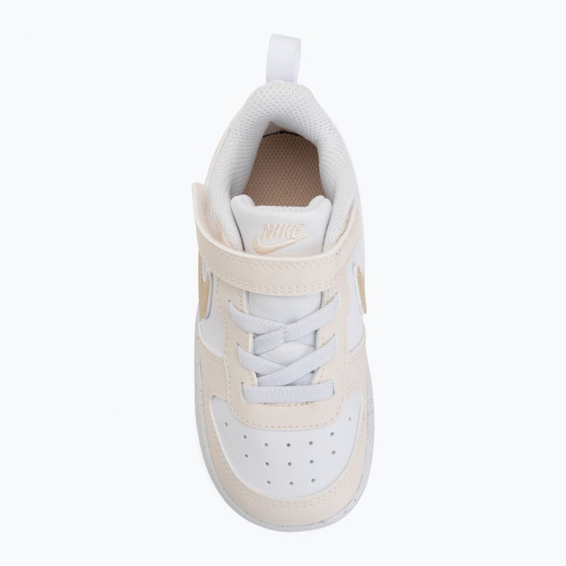 Dětské boty Nike Court Borough Low white/chalk/white/shimmer 5
