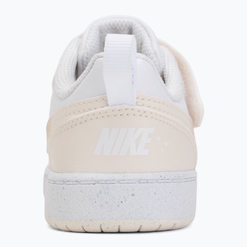 Dětské boty Nike Court Borough Low white/chalk/white/shimmer 6