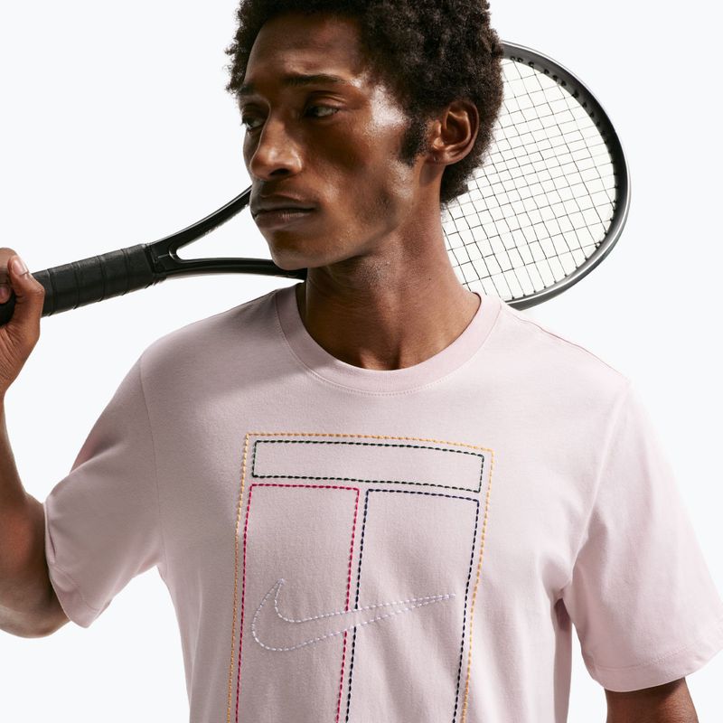 Pánské tričko Nike Court Heritage silt red 6