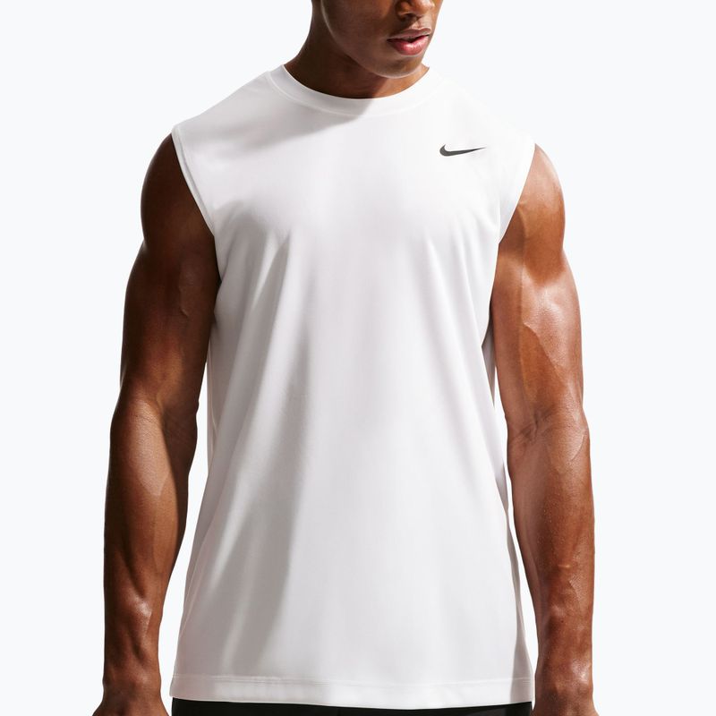 Pánské tréninkové tričko Nike Dri-FIT Sleeveless Training Top white/black