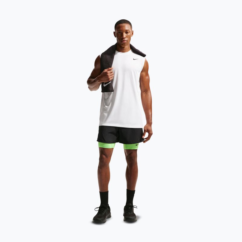 Pánské tréninkové tričko Nike Dri-FIT Sleeveless Training Top white/black 2