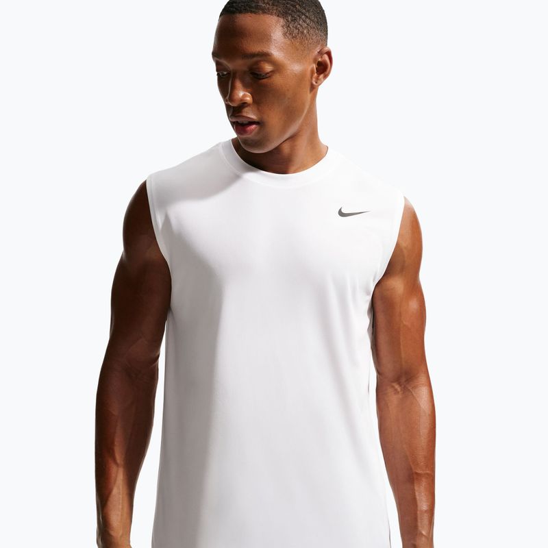 Pánské tréninkové tričko Nike Dri-FIT Sleeveless Training Top white/black 4