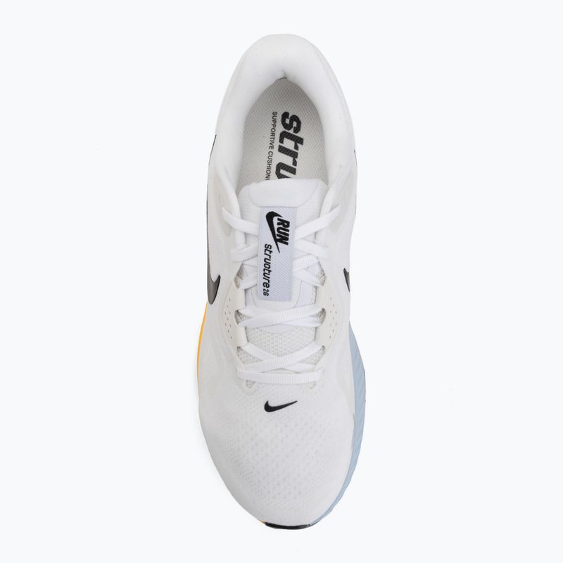 Pánské běžecké boty Nike Structure 26 white/hydrogen blue/total orange/black 5