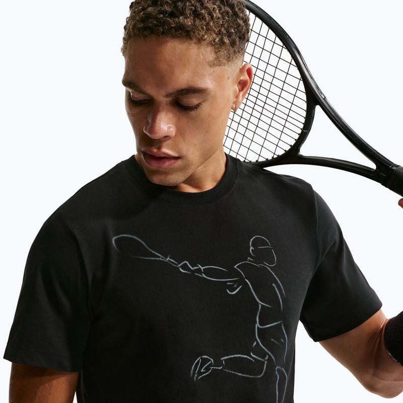 Pánské tenisové tričko Nike Court Dri-Fit black 5
