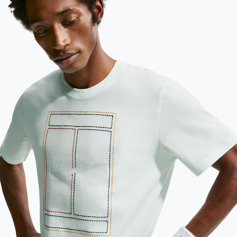 Pánské tričko Nike Court Heritage barely green 4