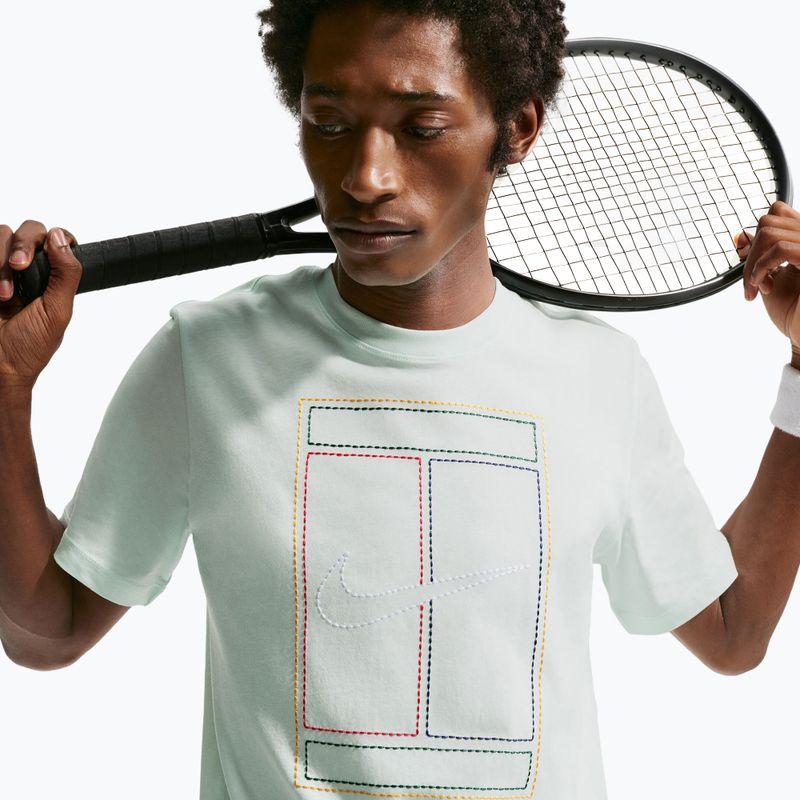 Pánské tričko Nike Court Heritage barely green 6