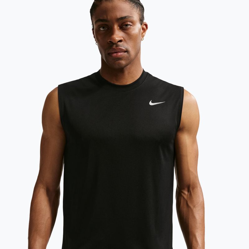Pánské tréninkové tričko Nike Dri-FIT Sleeveless Training Top black/matte silver 3