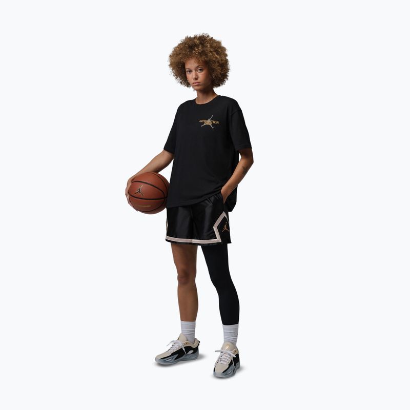 Dámské basketbalové šortky Nike Jordan Sport Diamond 4" black/metallic gold 2